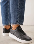 vices Adidași Negru-Alb Cu șireturi cu Talpă Groasă Taleith