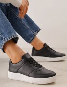 vices Adidași Negru-Alb Cu șireturi cu Talpă Groasă Taleith