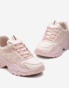 vices Adidași Roz cu platformă joasă cu inserții decorative pe partea superioară Amrogia