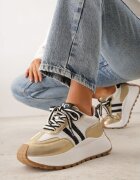 vices Adidași Streetwear Aurii Chunky cu platformă Ilnatea