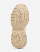 vices Adidași Streetwear Bej închis Chunky în Stil de Bocanci cu Platformă Leate