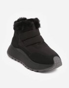 vices Adidași tip ghete de iarnă Negre cu Blană cu Platformă cu Scai Nelosena