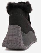 vices Adidași tip ghete de iarnă Negre cu Blană cu Platformă cu Scai Nelosena