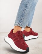 vices Adidași Vișinii Cu șireturi pe platformă cu curele decorative Seliniel