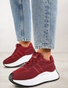 vices Adidași Vișinii Cu șireturi pe platformă cu curele decorative Seliniel