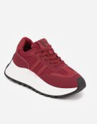 vices Adidași Vișinii Cu șireturi pe platformă cu curele decorative Seliniel