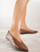 vices Balerini Maro cu Brant din Piele Naturală în Stil Clasic Nalivee