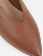 vices Balerini Maro cu Brant din Piele Naturală în Stil Clasic Nalivee