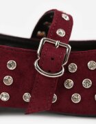 vices Balerini Plati bordo cu Zirconii și Curea Decorativă Ozina