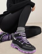 vices Bocanci de trekking Negru-Violet cu carâmb înșiretat Afellie
