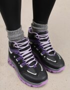 vices Bocanci de trekking Negru-Violet cu carâmb înșiretat Afellie