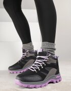vices Bocanci de Trekking Negru-Violet cu Model Geometric Norrive