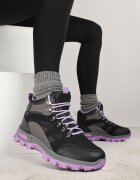 vices Bocanci de Trekking Negru-Violet cu Model Geometric Norrive