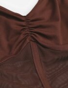 vices Body Maro stil Longsleeve cu Decolteu în formă de V Asstre