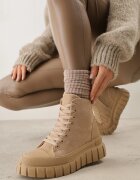 vices Botine Bej închis cu platformă Viuan