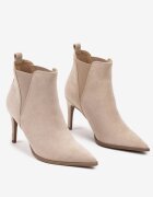 vices Botine bej închis cu toc stiletto în stil clasic cu inserție elastică Vittania
