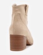 vices Botine Bej închis stil cowboy cu toc Vertige