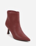 vices Botine Bordo cu toc clepsidră cu vârf ascuțit Vidvire