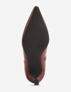 vices Botine Bordo cu toc clepsidră cu vârf ascuțit Vidvire