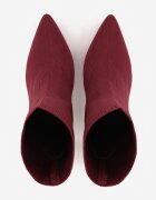 vices Botine Bordo cu toc cui cu carâmb elastic Nallafia