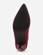 vices Botine Bordo cu toc cui cu carâmb elastic Nallafia