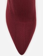 vices Botine Bordo cu toc cui cu carâmb elastic Nallafia