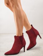 vices Botine Bordo cu toc cui în stil clasic cu inserție elastică Vittania