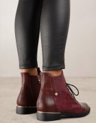 vices Botine Bordo în stil Ghete cu motiv Piele de crocodil Alirriva