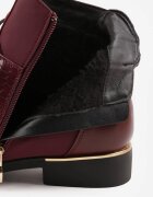 vices Botine Bordo în stil Ghete cu motiv Piele de crocodil Alirriva