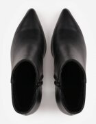 vices Botine clasice pe toc gros cu vârf ascuțit Ketiss Negre