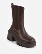 vices Botine cu talpă joasă (tip chelsea) pe talpă chunky și toc gros cu profil Artsaka Maro