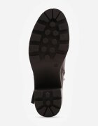 vices Botine cu toc gros și talpă profilată decorate cu fermoar pe carâmb Lomira Maro
