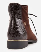 vices Botine Ghete Maro Decorate Cu Elemente Lăcuite Afridde
