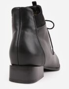 vices Botine Ghete Negre Decorate Cu Cusături Vamine
