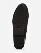 vices Botine Ghete Negre decorate cu elemente lăcuite Afridde
