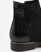 vices Botine Ghete Negre decorate cu elemente lăcuite Afridde