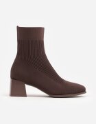 vices Botine Maro cu Toc Conic cu Carâmb Elastic Lerinana