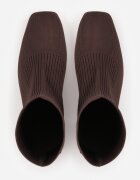 vices Botine Maro cu Toc Conic cu Carâmb Elastic Lerinana
