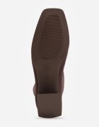 vices Botine Maro cu Toc Conic cu Carâmb Elastic Lerinana