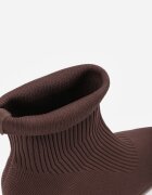 vices Botine Maro cu Toc Conic cu Carâmb Elastic Lerinana