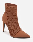 vices Botine Maro cu toc cui cu carâmb tricotat elastic Dedanna