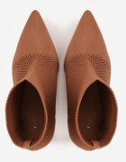 vices Botine Maro cu toc cui cu carâmb tricotat elastic Dedanna