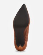 vices Botine Maro cu toc cui cu carâmb tricotat elastic Dedanna