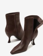 vices Botine Maro cu toc tip pisică Fallonea