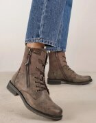 vices Botine Maro în stil Vintage cu șireturi Vemlora