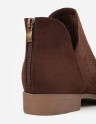 vices Botine Maro închis pe talpă plată decorate cu decupaj Felirwen