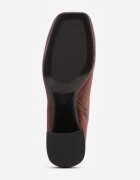 vices Botine Maro până la gleznă din imitație de piele întoarsă cu toc gros Vedvira