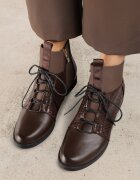 vices Botine Maro tip Ghete cu model Piele de crocodil Alirriva