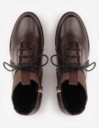 vices Botine Maro tip Ghete cu model Piele de crocodil Alirriva