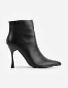 vices Botine Negre Clasice cu toc stiletto Tikolisse